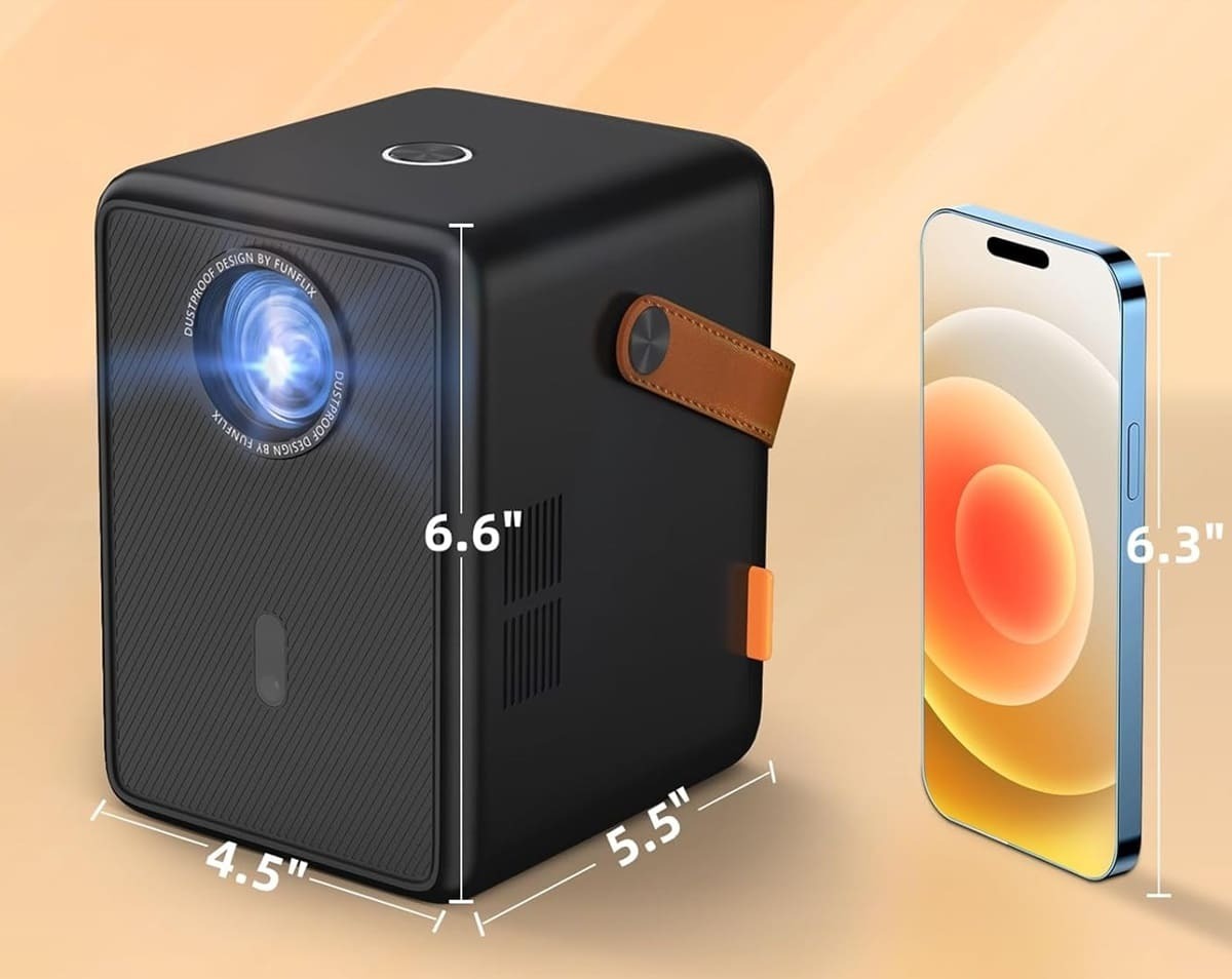 Proyector portátil FunFlix HD de Amazon
