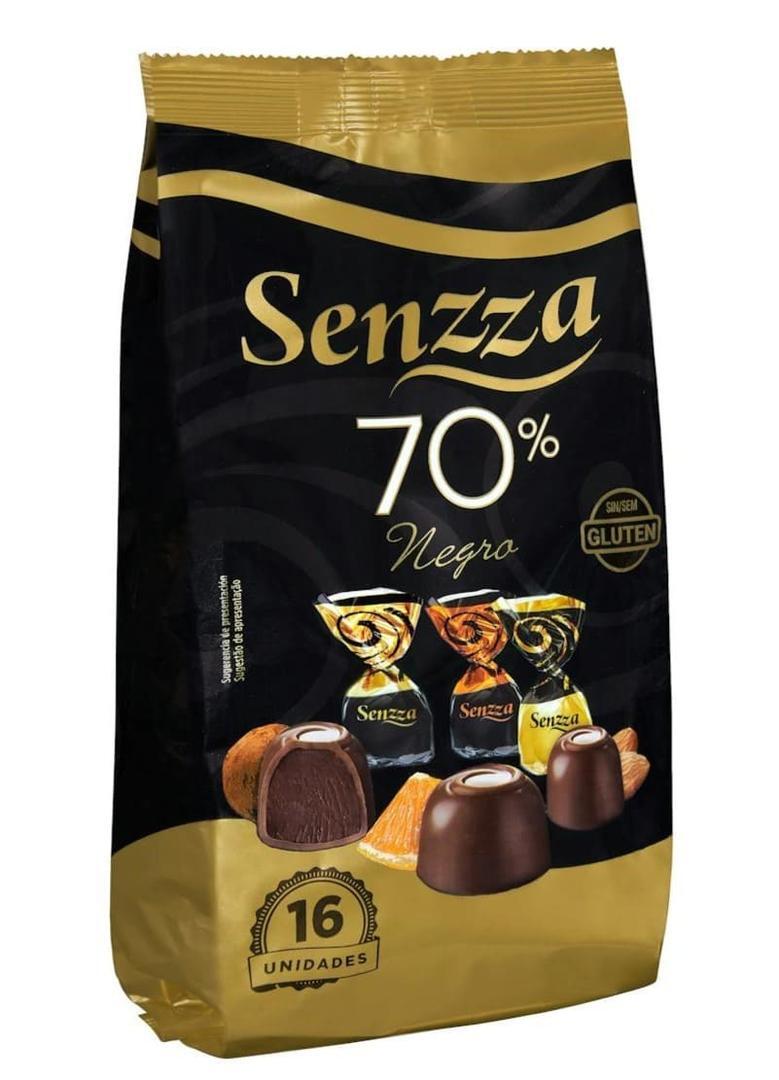 Surtido de bombones Senzza de chocolate negro al 70