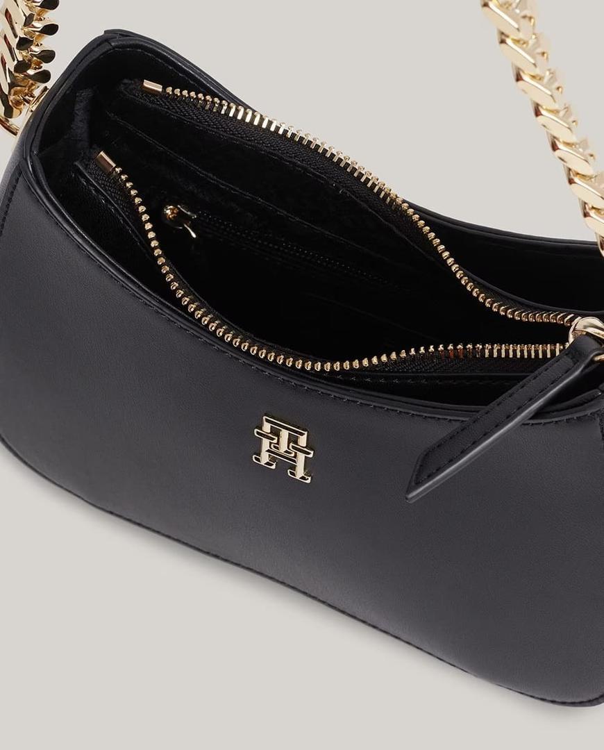 Bolso de hombro con cadena y cremallera de Tommy Hilfiger