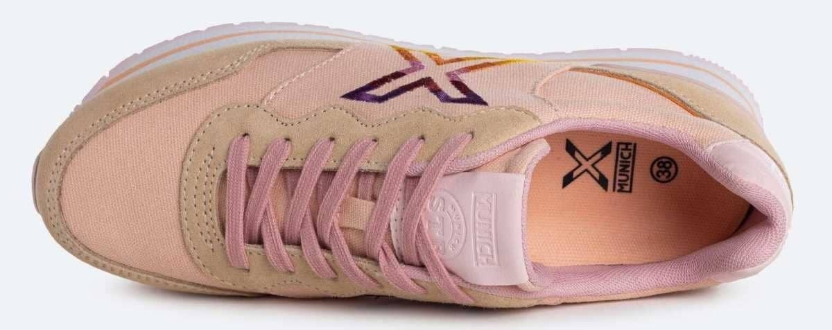 Zapatilla casual MUNICH DASH SKY mujer rosa de Decathlon