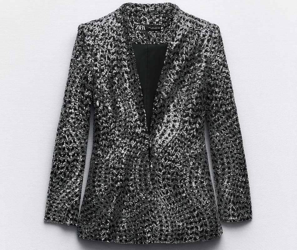 Blazer lentejuelas de Zara