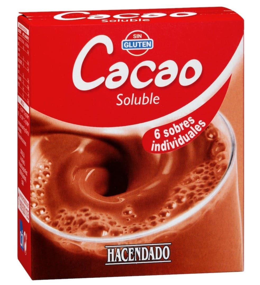 Cacao soluble en sobres Hacendado