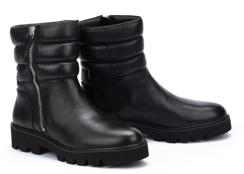 Botines de piel con cremallera Salamanca