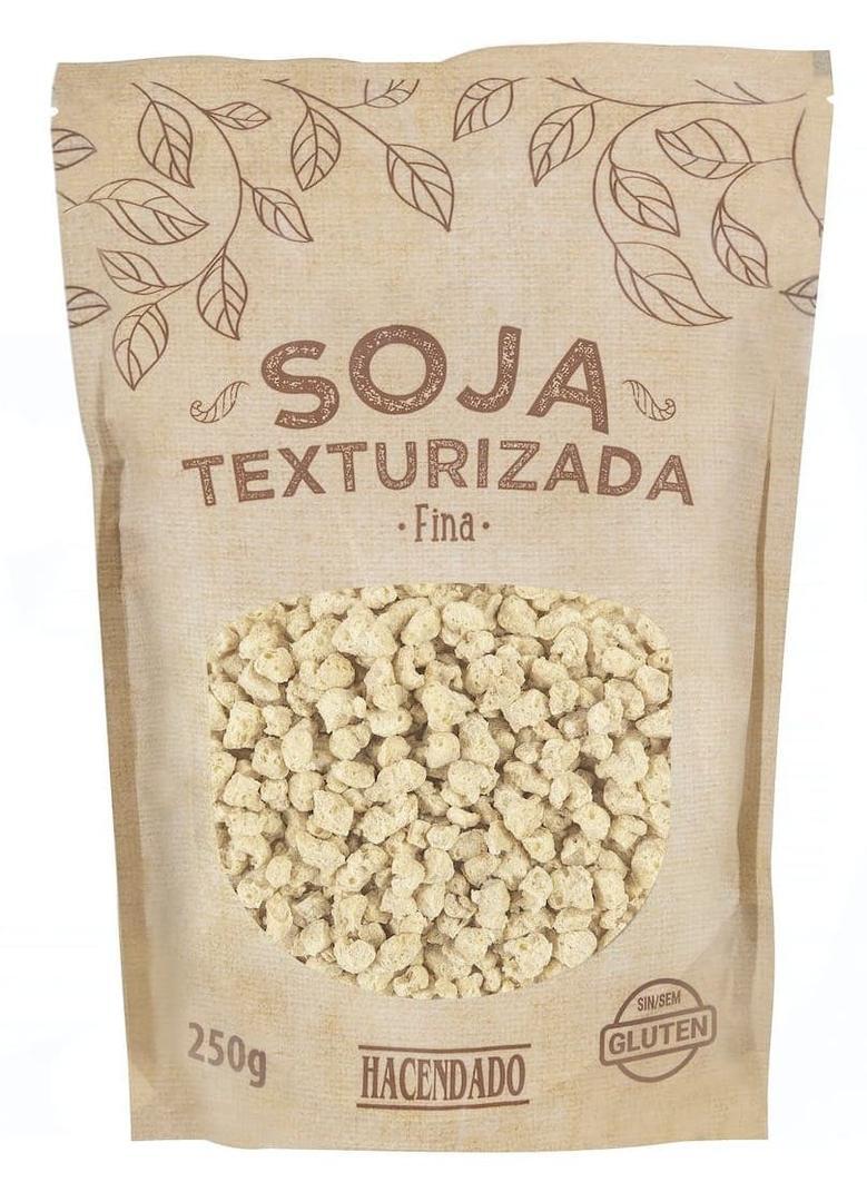 Soja texturizada de grano fino Hacendado