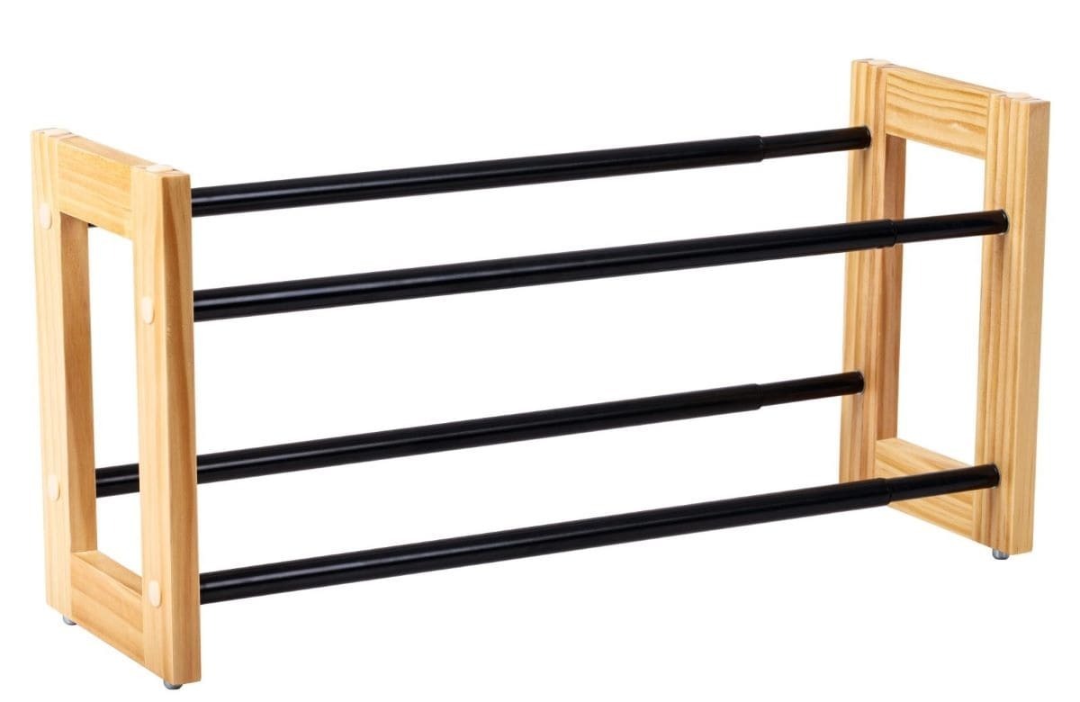 Zapatero SPACEO de metal y madera