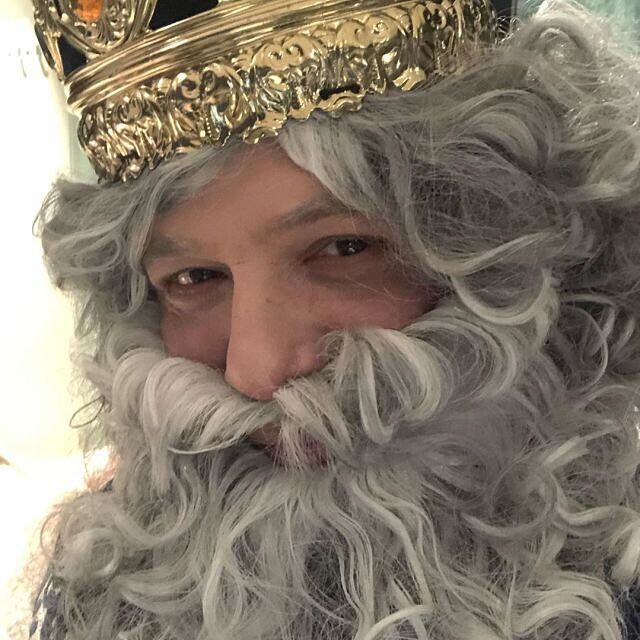 Alejandro Sanz se viste de Rey Mago