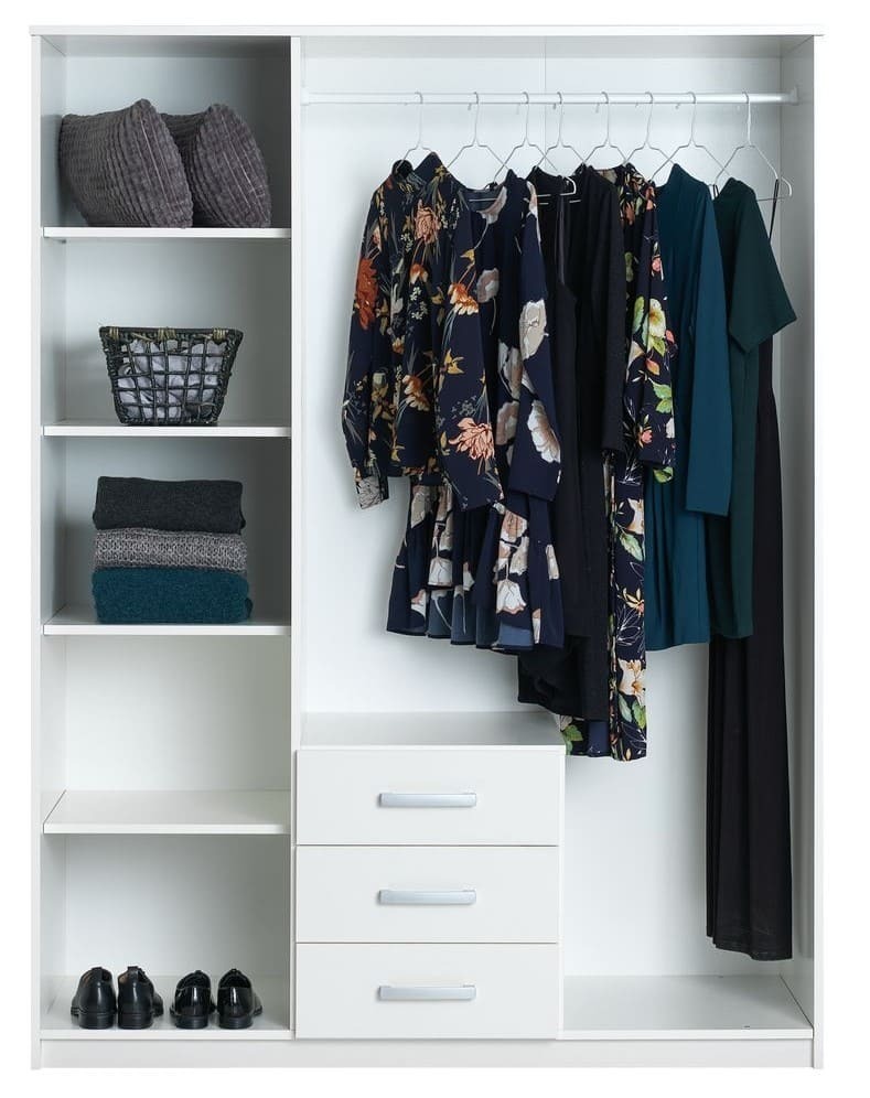 Armario VELLERUP combi blanco de JYSK