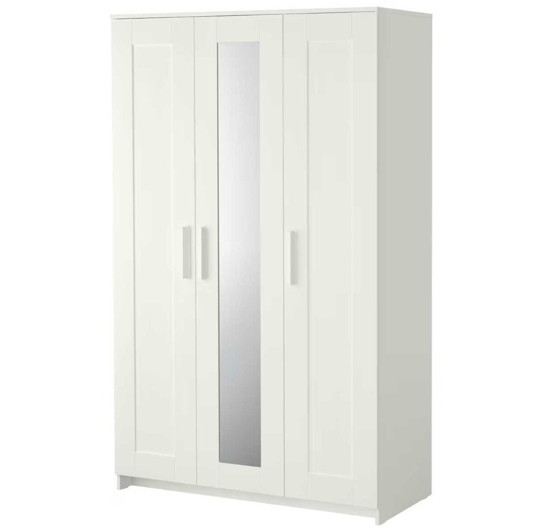 BRIMNES Armario con 3 puertas blanco de Ikea