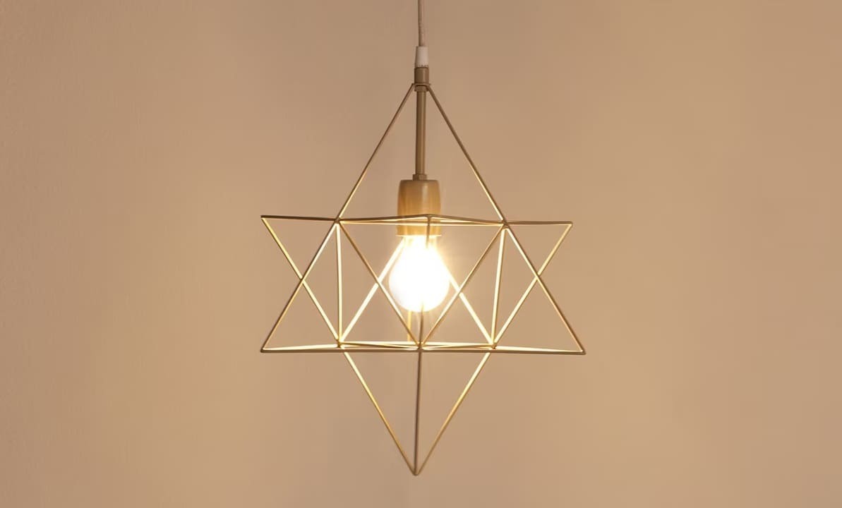 Lámpara geométrica Mini Home de El Corte Inglés