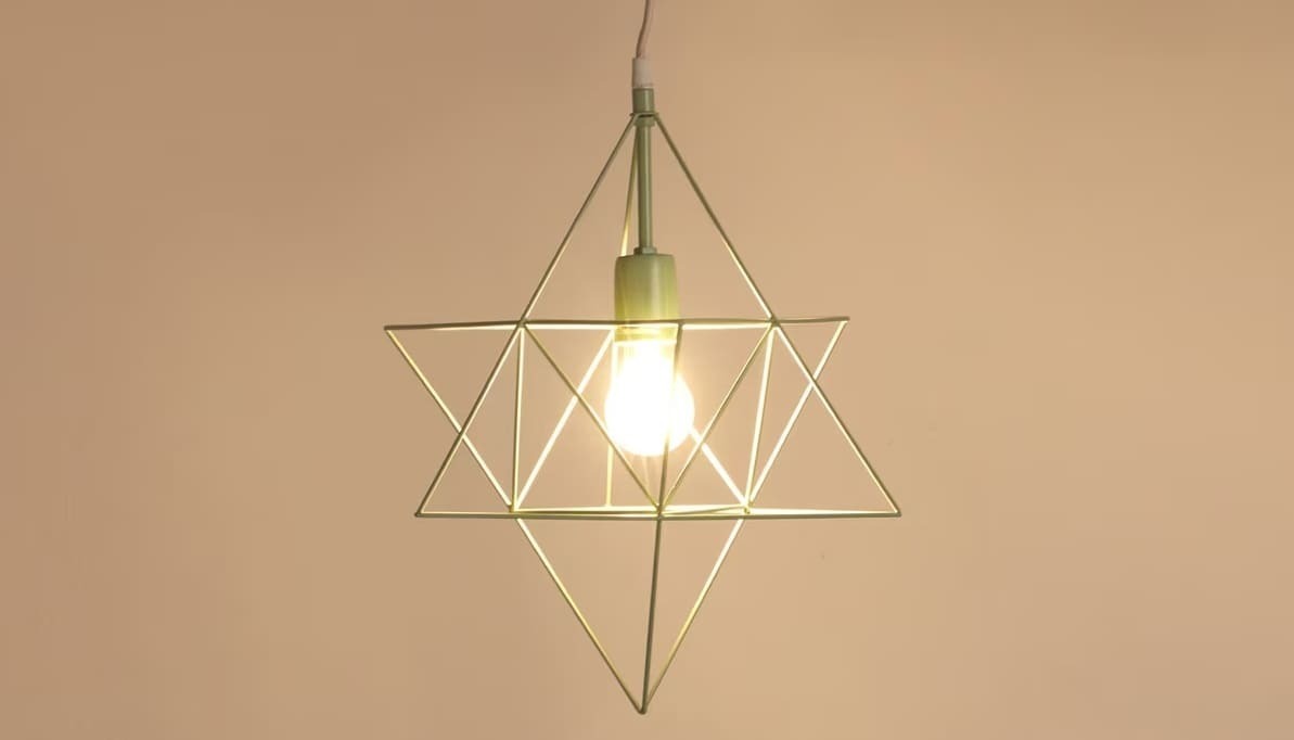 Lámpara geométrica Mini Home de El Corte Inglés