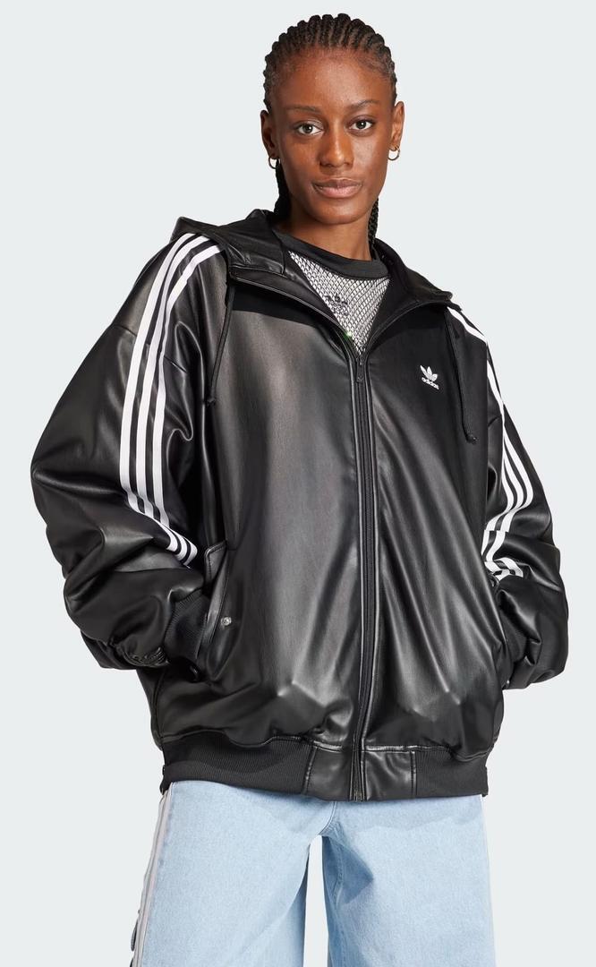 Chaqueta efecto piel Adilenium Oversized Faux Leather de Adidas