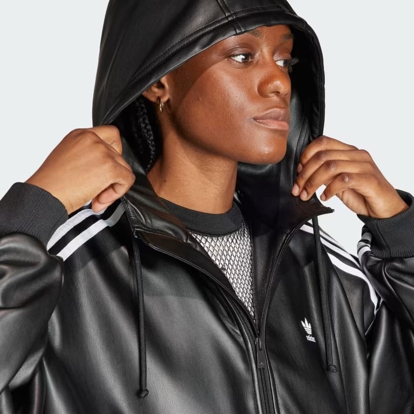 Chaqueta efecto piel Adilenium Oversized Faux Leather de Adidas