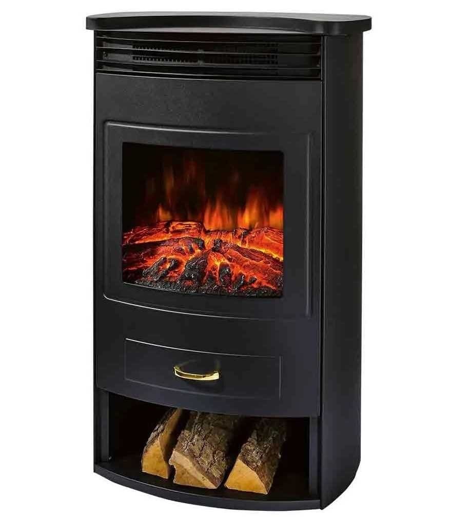 Chimenea eléctrica con compartimento de almacenamiento 1900 W