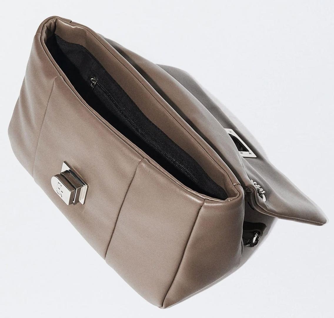 Bolso con asa de cadena acolchado de Parfois