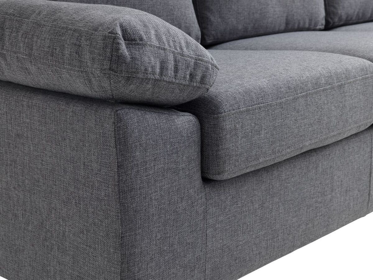 Sofá GEDVED de dos plazas y de color gris en Jysk