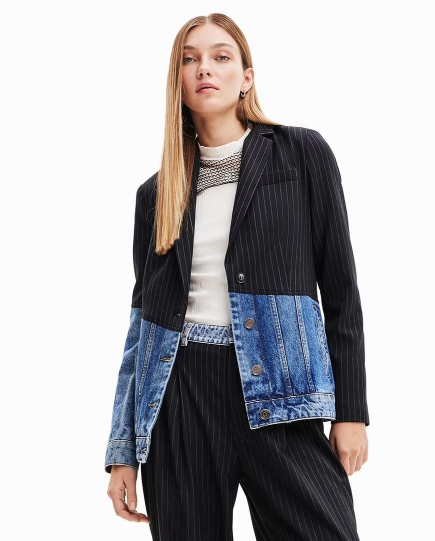Blazer híbrida denim de Desigual
