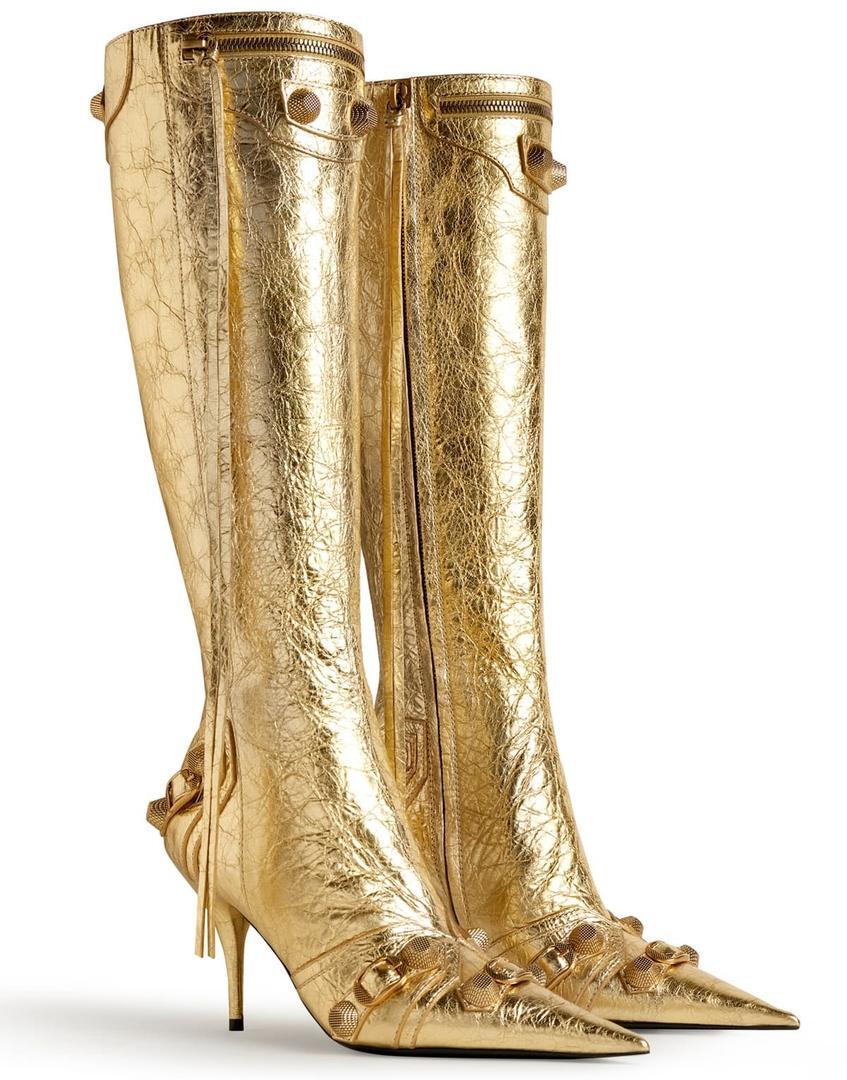 Bota metalizada de Balenciaga