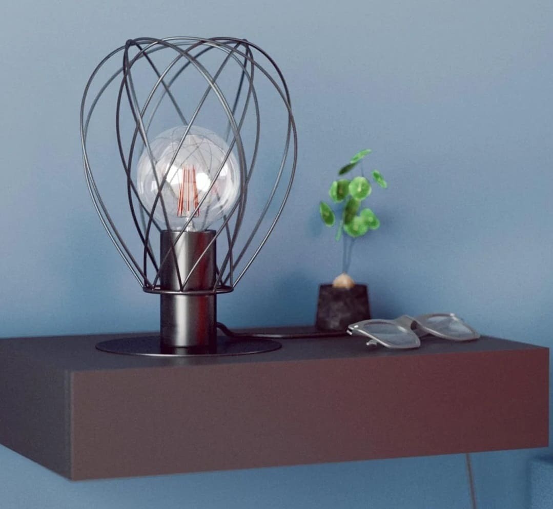 Lámpara de mesa de la temporada de invierno en Leroy Merlin 1