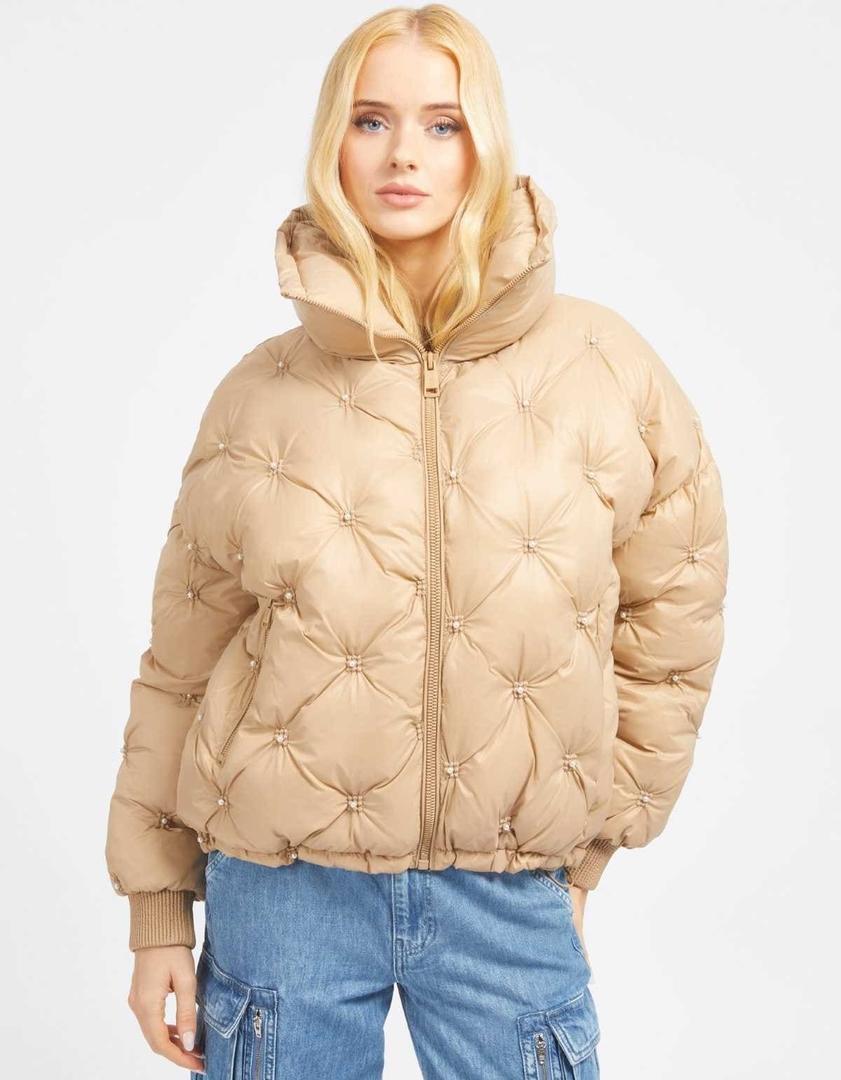 Plumífero perlas de Guess