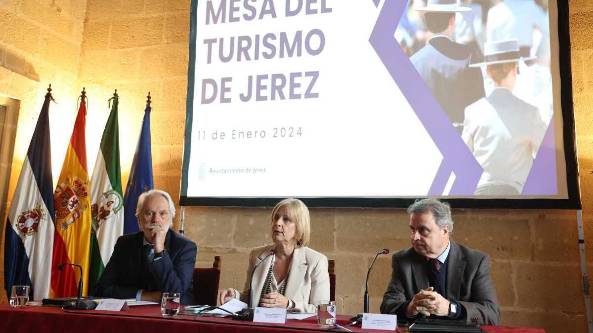 Agustín Muñoz, María José García-Pelayo y Antonio Real presentan las novedades de Jerez en Fitur 2024 | Cristo García