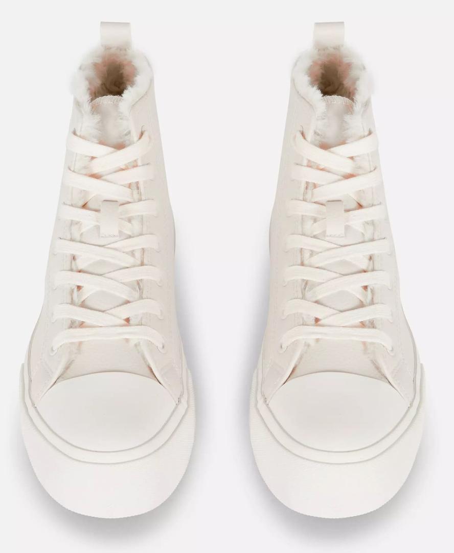 Zapatillas altas de plataforma forradas de Primark