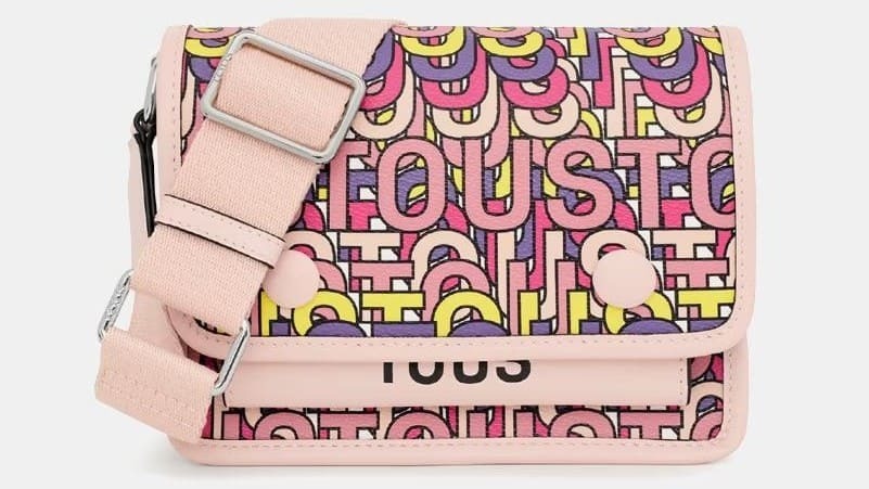 Bandolera pequeña Vera multi rosa