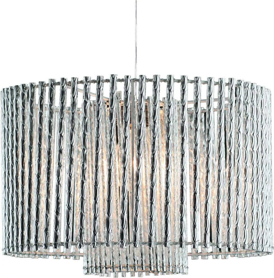 Lámpara de techo Salomon con una luz E27 cromo de 40 cm en Leroy Merlin