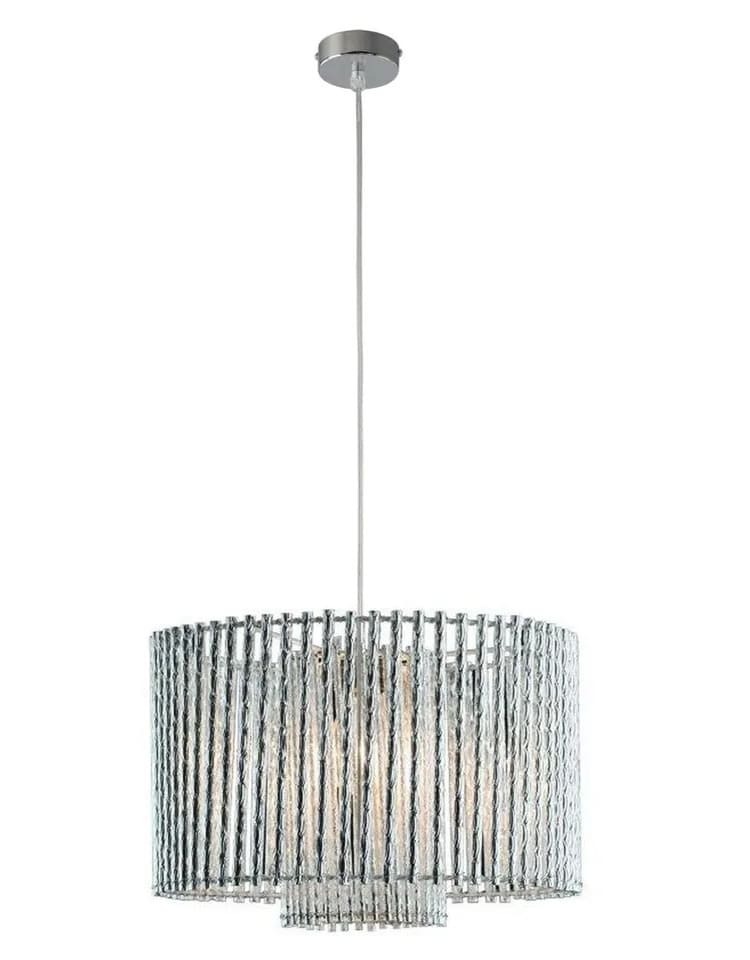 Lámpara de techo Salomon con una luz E27 cromo de 40 cm en Leroy Merlin