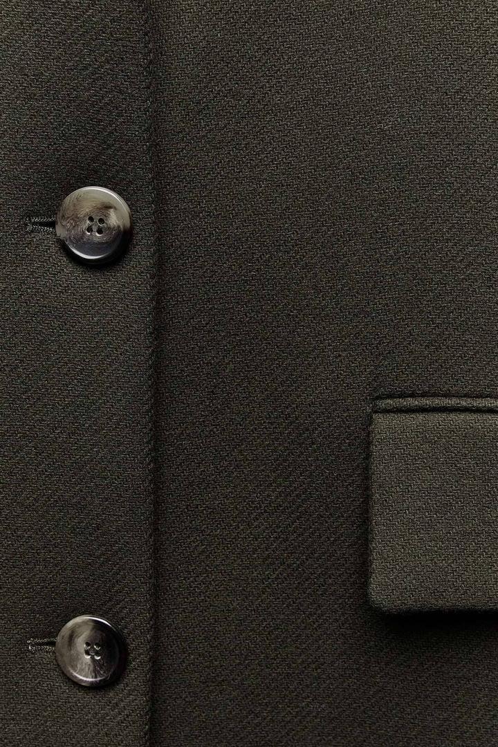 Abrigo bufanda de lana Manteco ZW Collection de Zara