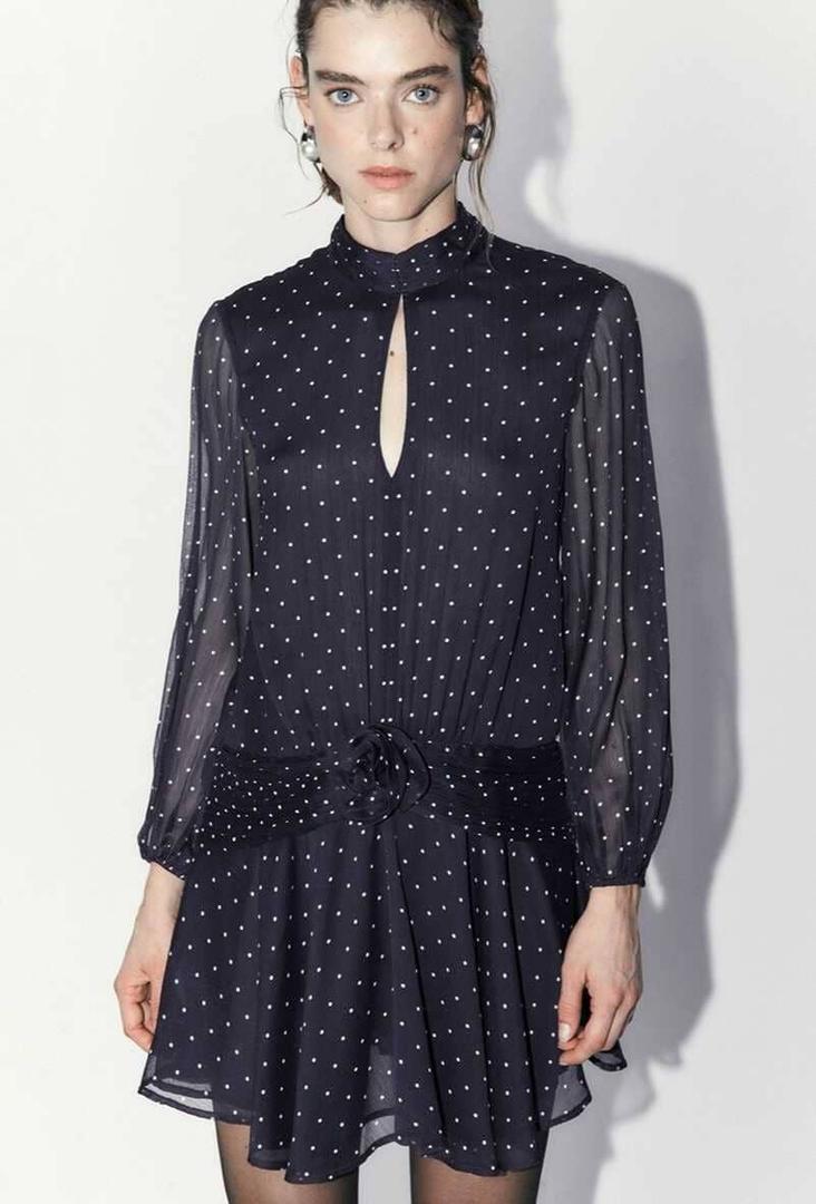 Sfera vestido mini lunares de El Corte Inglés