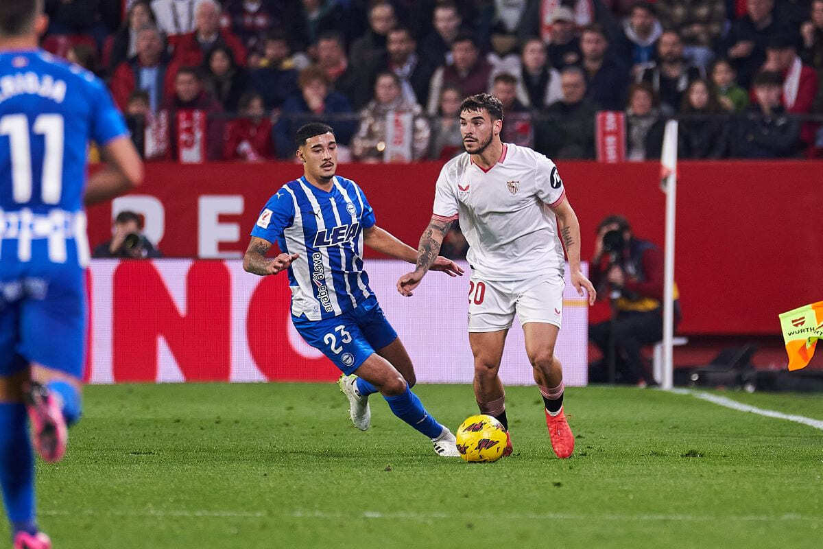 Isaac Romero en el Sevilla FC - Deportivo Alavés | Salvador López Medina para El MIRA