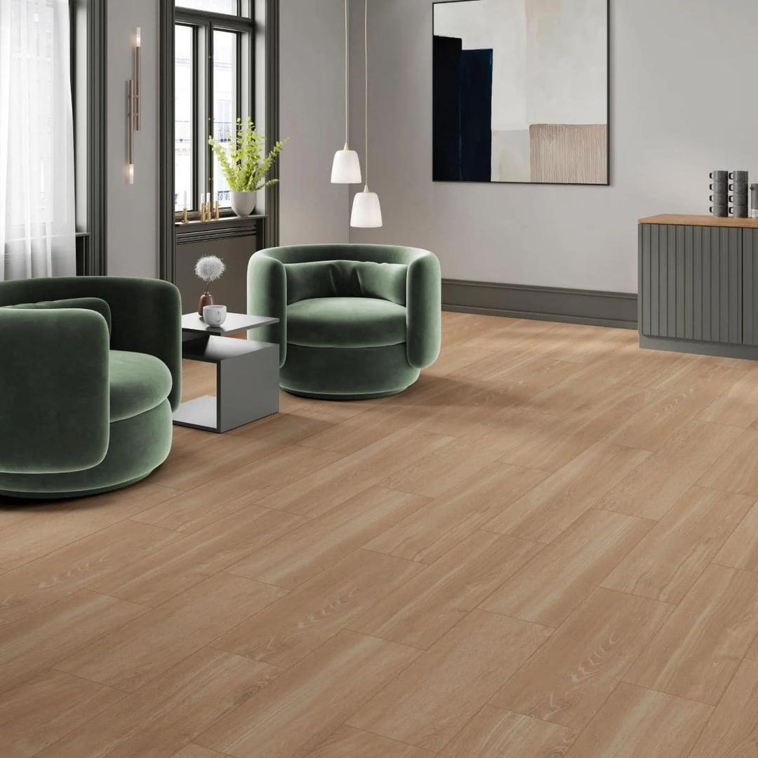 Suelo cerámico efecto madera roble Verna