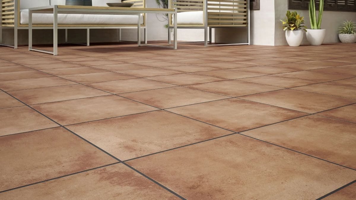 Suelo efecto terracota cuero Velez