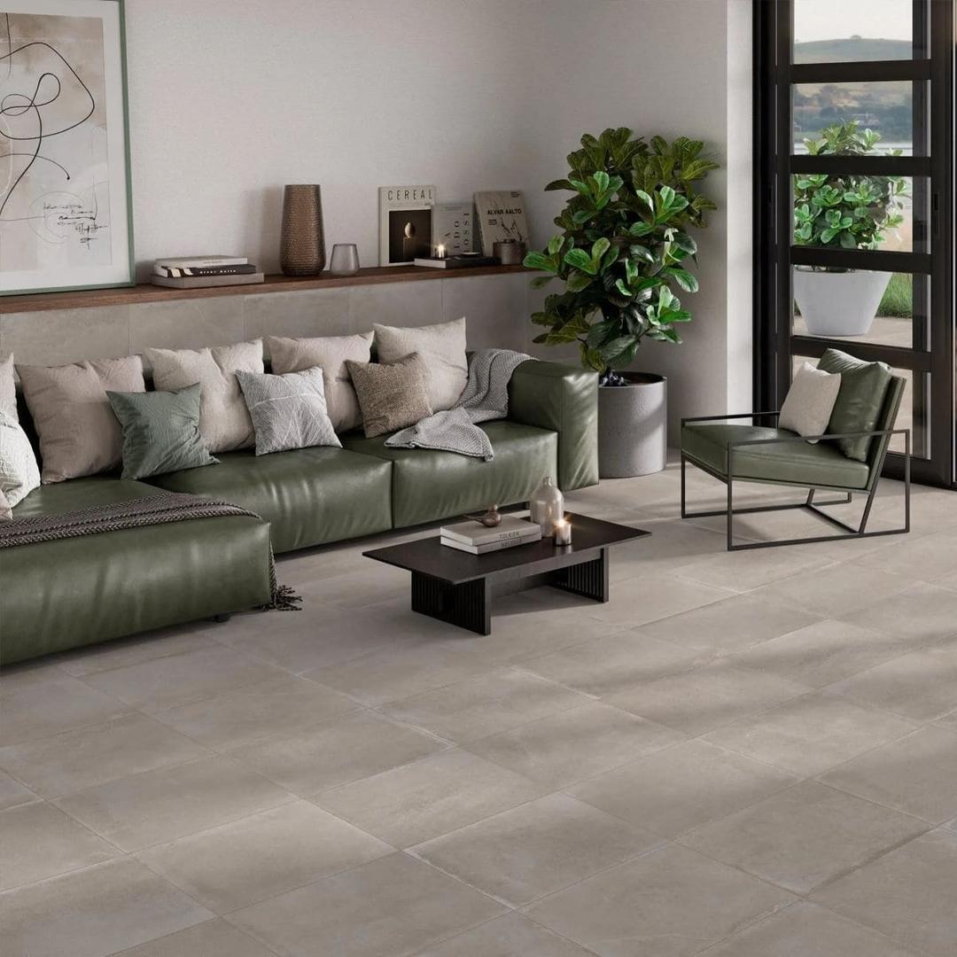 Suelo porcelánico efecto cemento Arcano, ARTENS