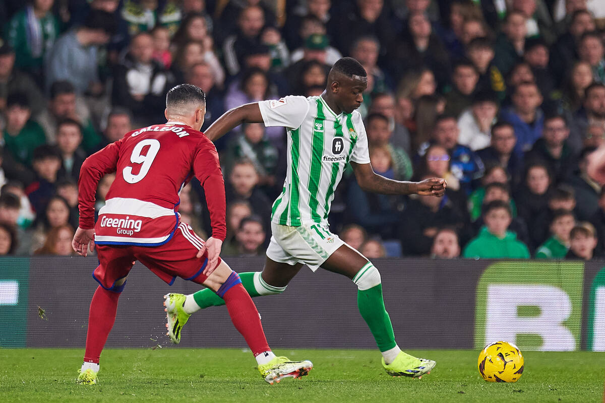 Luiz Henrique en el Real Betis - Granada CF | Salvador López Medina para El MIRA