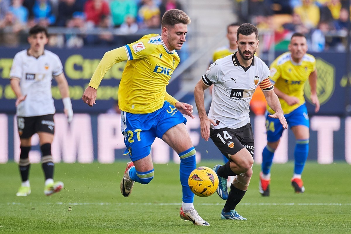 Robert Navarro en el Cádiz CF - Valencia CF | Salvador López Medina para El MIRA