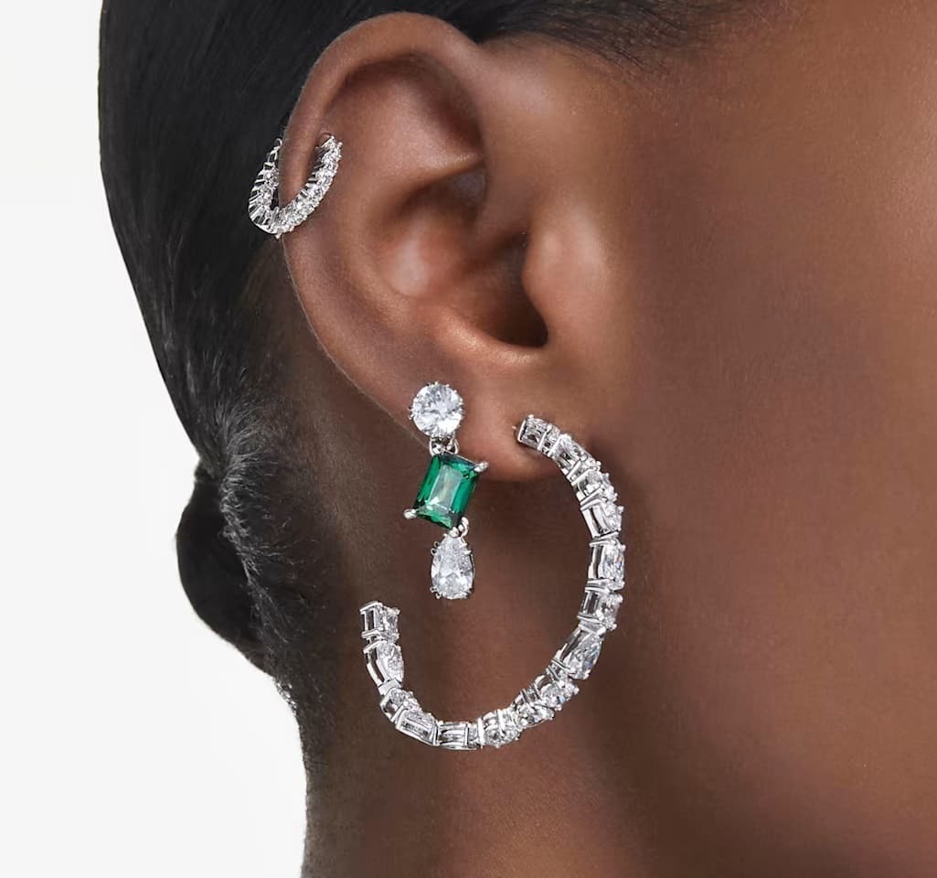 Pendientes de aro Mesmera Swarovski