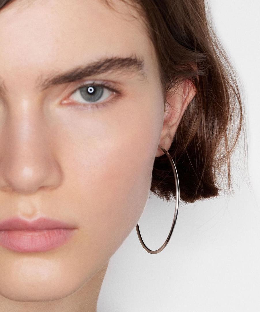 Pendientes de aro de plata de Parfois