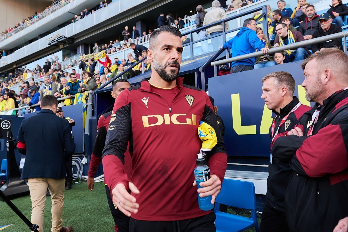 Álvaro Negredo en el Cádiz CF - Valencia CF | Salvador López Medina para El MIRA