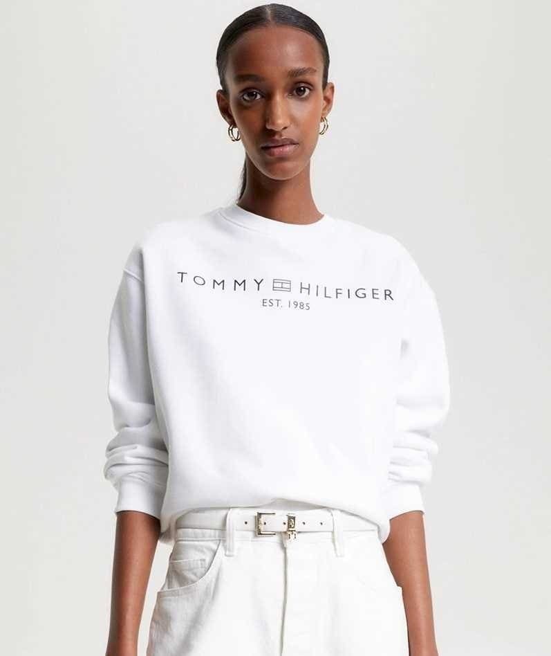 Tommy Hilfiger Sudadera de mujer de cuello redondo y manga larga de El Corte Inglés
