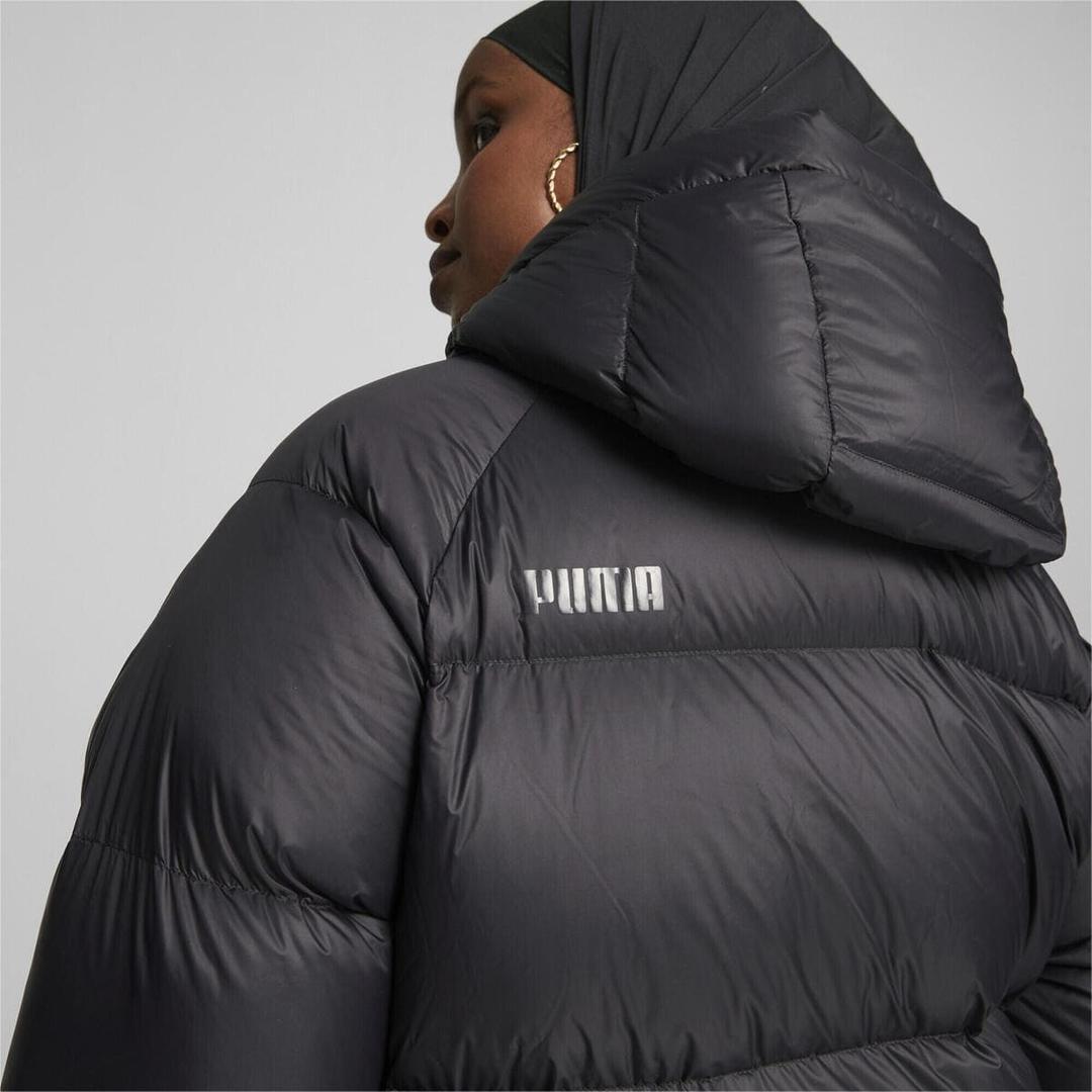 Chaqueta acolchada con capucha Ultra Down Puffer Puma de mujer y color negro rebajada en Decathlon