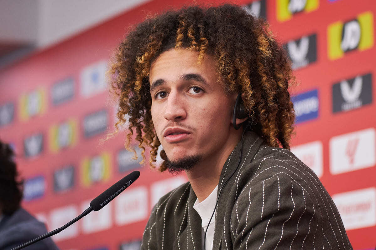 Presentación de Hannibal Mejbri con el Sevilla FC | Salvador López Medina para El MIRA