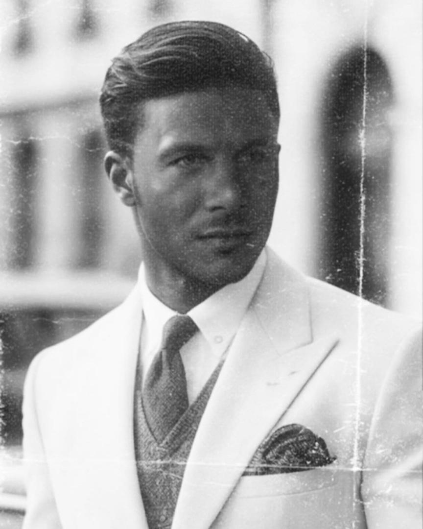 Foto antigua de Joaquín Sánchez generada por IA