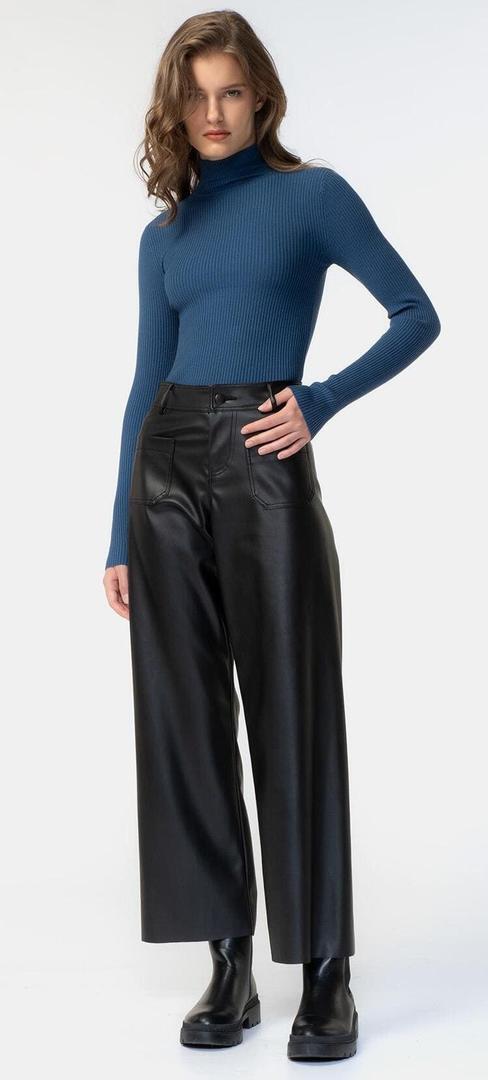 Jersey liso de cuello alto para mujer TEX en Carrefour