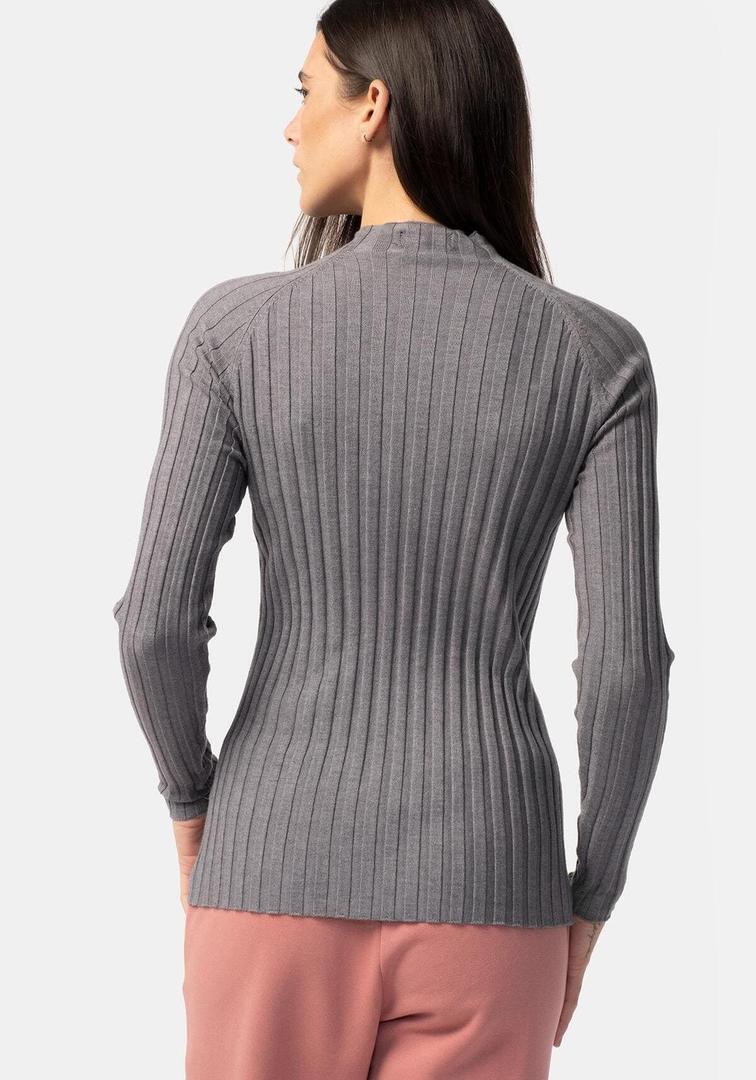 Jersey perkins con cuello chimenea de mujer TEX de Carrefour