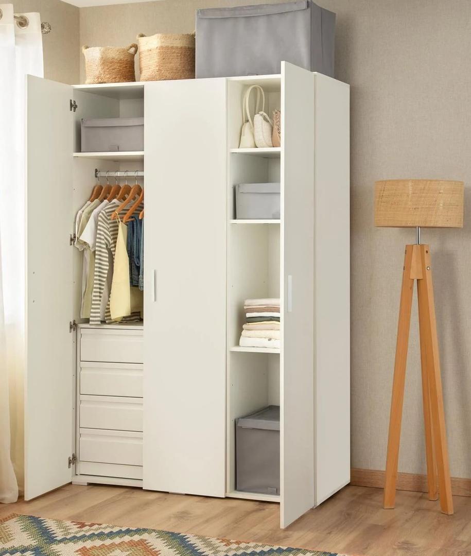 Armario ropero 3 puertas blanco de Leroy Merlin