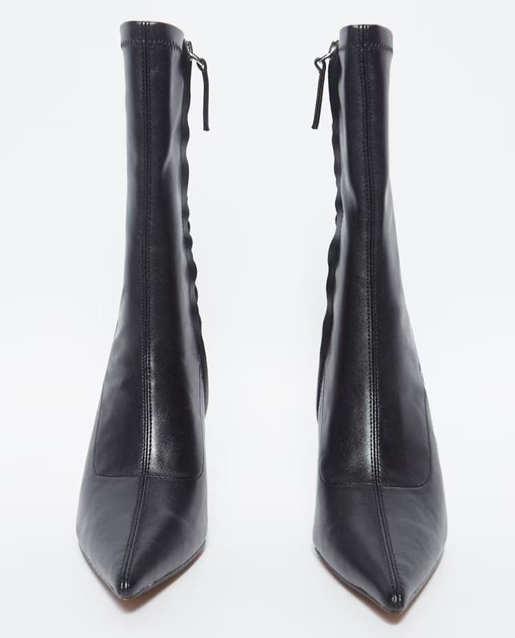 Botas elásticas con tacón fino en El Corte Inglés