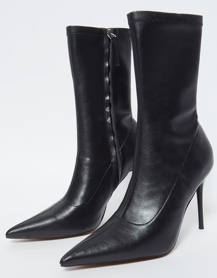 Botas elásticas con tacón fino en El Corte Inglés