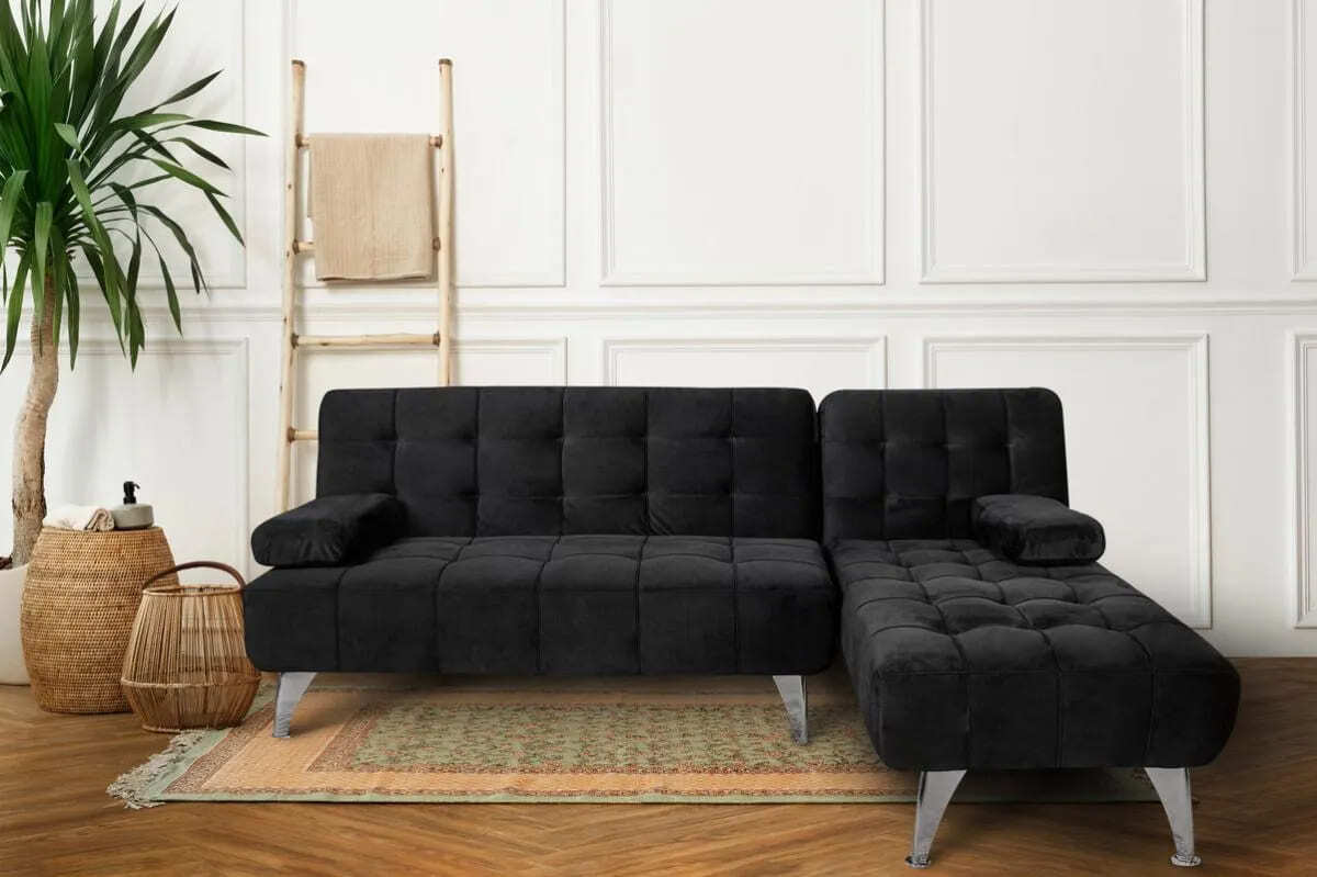 Sofá cama con chaise longue XS de Leroy Merlin