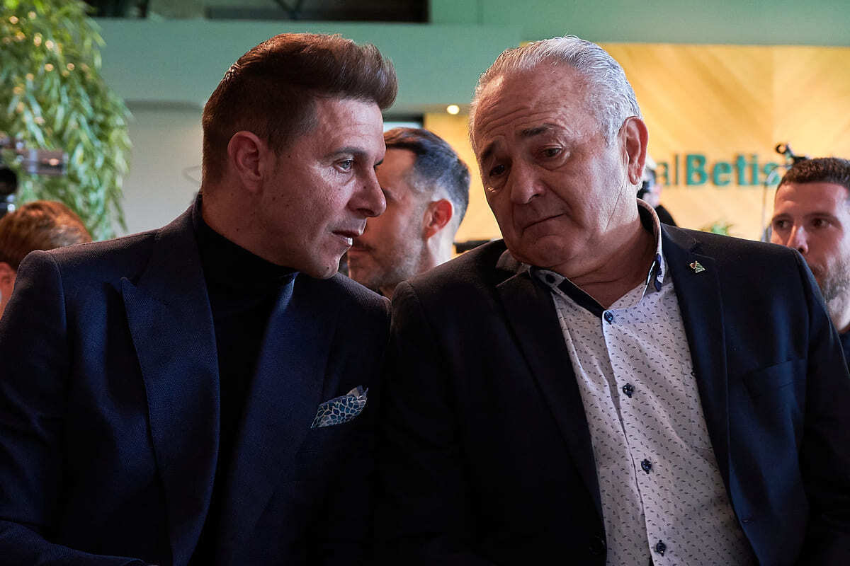 Joaquín y Rafael Gordillo en la despedida de Andrés Guardado con el Real Betis | Salvador López Medina para El MIRA